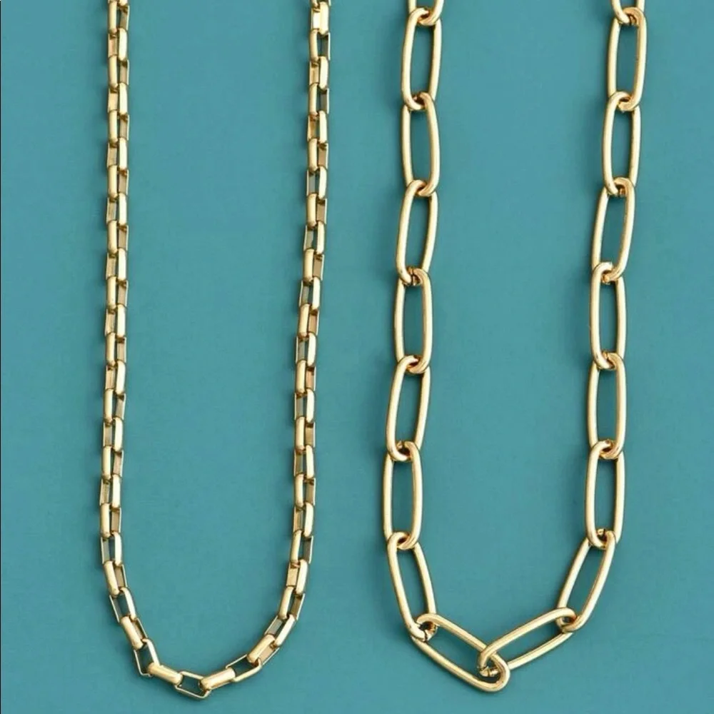✨Double Chain Gold Necklace (Boutique) - Picture 4 of 6
